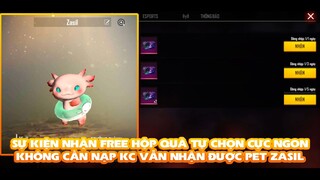 FREE FIRE | QUÀ TẶNG TỰ CHỌN FREE - KHÔNG CẦN NẠP KC VẪN CÓ RỒNG ZASIL - REVIEW PET XỊN