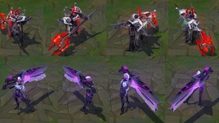 ALL PROJECT 2021 SKINS MODELS IN GAME: SENNA, MORDEKAISER, SYLAS, RENEKTON, SEJUANI, VARUS