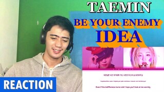 TAEMIN - BE YOUR ENEMY (feat. Red Velvet WENDY) + '이데아 (IDEA:理想)' MV REACTION VIDEO