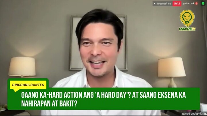 Dingdong Dantes recalls 4 day shoot for an action scene in 'A Hard Day'