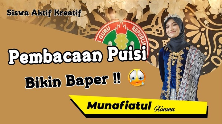 WOW..Pembacaan Puisi Bikin Baper !! HUT PGRI Ke-76 Tahun