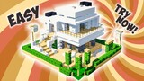 Cara Membuat Rumah Modern Mewah ! || Minecraft Modern Pt.2
