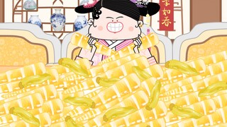 - Chương trình ăn uống hoạt hình Zhen Huân Zhuan | Măng ngâm tiêu hấp dẫn của Hạ Đông Xuân~