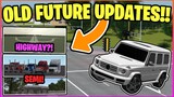 WHAT HAPPENED TO THESE FUTURE UPDATES?! - Roblox Greenville