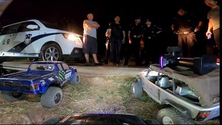 A model friend passed away and met a police uncle who came to check on him! An RC model friend’s art