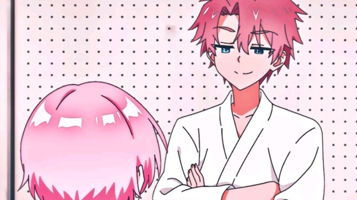 Pink-haired siblings with divine looks since childhood