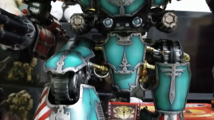 โมเดลเรซิ่นของ Warhammer 30K FW Twin Titans พร้อมที่จะบรรจุและขึ้นกลับไปยังโซนดวงดาวแล้ว