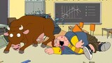 [Family Guy] S9E15 พีทโดนวัวเกือบแทงตายอีกแล้วเหรอ? แลกเปลี่ยนอาชีพกับลูก!