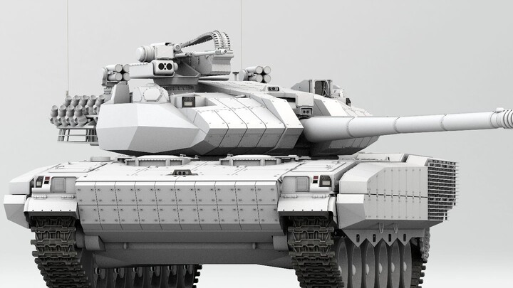 【4K60帧】C4D动力学坦克实验工程