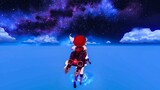 "Genshin Impact" star-chasing child (squatting bug + camera)