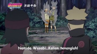 Boruto dan Sarada Terkejut - Namida dan wasabi berubah menjadi monster dan mengamuk seperti Jugo