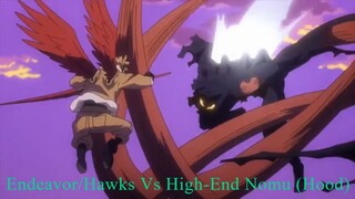 My Hero Academia S4 2019 : Endeavor/Hawks Vs High-End Nomu (Hood)