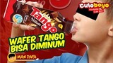 Nyobain Minum Wafer Tango, Apakah sama dengan minum susu coklat ? masdafa Review