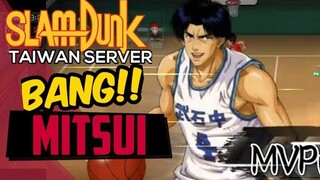 PLAYING MITSUI - 3V3 MATCH - SLAM DUNK MOBILE GAME | TAIWAN SERVER