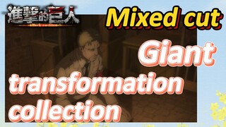 [Attack on Titan]  Mix cut | Giant transformation collection