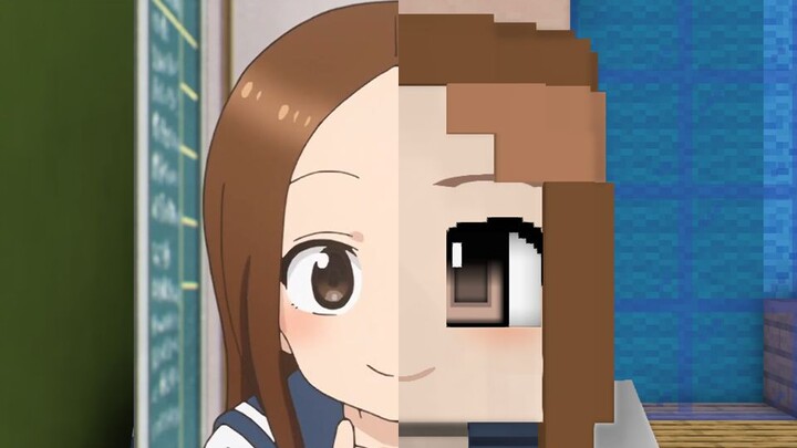 Pulihkan "Karakai Jouzu no Takagi-san" dengan "Minecraft"