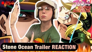 Jojo's Bizarre Adventure Trailer | PART6 | STONE OCEAN | Reaction