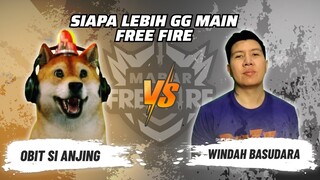 Obit Si Anjing vs Windah Basudara: Skill Siapa Lebih GG Main FF? | Mabar Free Fire Match 125 #short