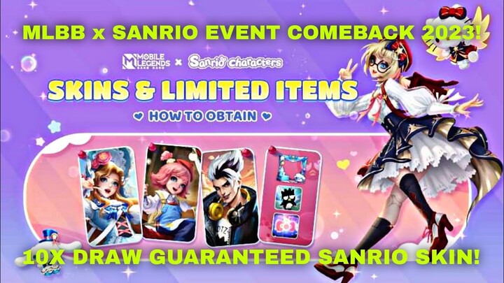 MLBB X SANRIO COMEBACK 2023! RELEASE DATE?