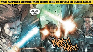 What Happened When Obi-Wan Kenobi Tried To Deflect An Actual Bullet? #shorts
