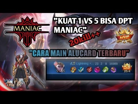 CARA MAIN ALUCARD TERBARU!!!, PAKE BUILD INI KUAT NYA GA NGOTAK!!! HAMPIR SAVAGE!!!
