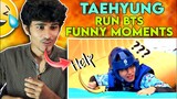 BTS Kim Taehyung Run Bts Funny Moments Reaction | V2funreacts
