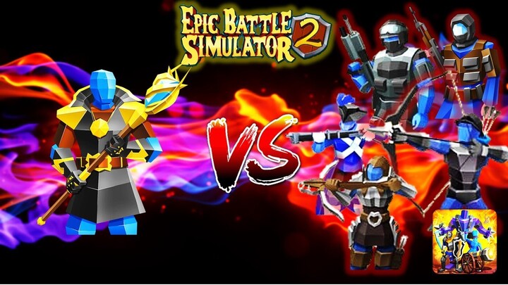 Epic Battle Simulator 2 | 120 MAGES VS EVERY RANGE UNIT!