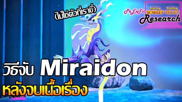 วิธีจับ Miraidon หลังจบเกม | Pokemon Scarlet & Violet [ PeExTic Research ]