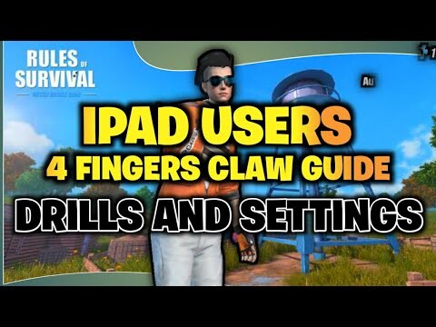 4 Fingers Claw Guide + Drills And My Settings To Master in Rules Of Survival ( 4 fingers : Advance )