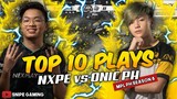 TOP 10 PLAYS NXPE vs ONIC PH | MPL-PH Season 8 Week 5