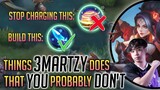 Esmeralda ANALYSIS From 3marTzy's Gameplay - Rotation Tutorial & Best Build Tips /Mobile Legnds 2022
