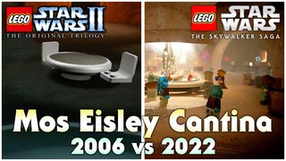 MOS EISLEY CANTINA (2006 vs 2022) | LEGO Star Wars: The Skywalker Saga