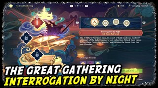 The Great Gathering Interrogation By Night All 3 Items | Genshin Impact | Fleeting Colors in Flight