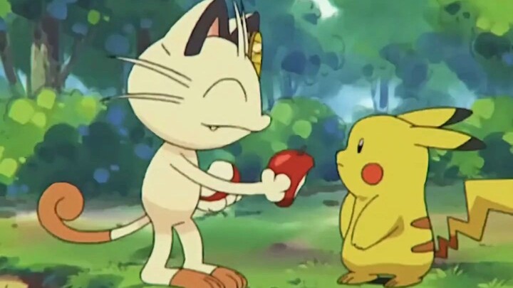 Meowth sebenarnya pengin banget jadi partner Pikachu kan?