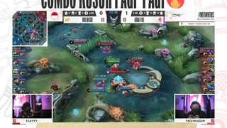 Epic moment tank Aura yg membuahkan Triple Kill || Aura vs RRQ