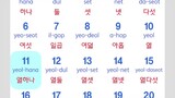 learning korean counting🥰