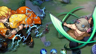 Rov ยืนยันมาจริง! สกินใหม่ Inosuke และ Zenitsu ปราณอัสนีบาต