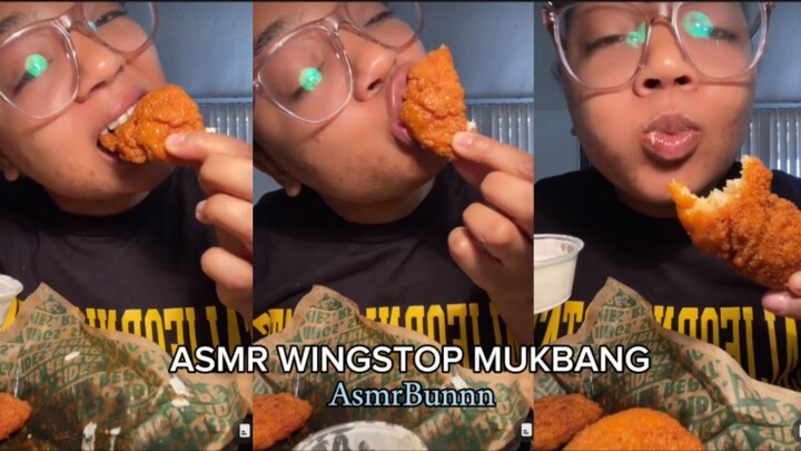 Asmr WINGSTOP MUKBANG - AsmrBunnn