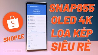 Đập Hộp Sony Xperia 1 Mua Shopee Giá Siêu Rẻ - Snap855, Màn Oled 4K, Loa Kép Kháng Nước Qúa Ngon!