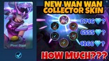 NEW WAN WAN COLLECTOR SKIN - PIXEL BLAST | HOW MUCH DID I SPEND ? | AKIHITO GAMING | MLBB