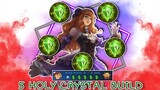 GUINEVERE 5 HOLY CRYSTAL BUILD - PRO BUILD - TUTORIAL - GUINEVERE GAMEPLAY - MOBILE LEGENDS
