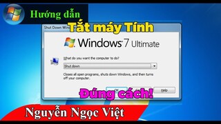 Hướng dẫn cách tắt máy tính Laptop PC đúng cách