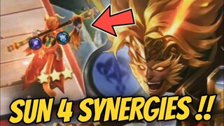 ASTRO SUN DOUBLE CRYSTAL !! COUNTER WANWAN SKILL 1 !! MAGIC CHESS MOBILE LEGENDS