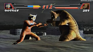 Ultraman Fighting Evolution 2 (Ultraman Leo) vs (Gomora) HD