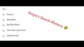 "Anya's Search History 🤣" Spy X Family Gacha Meme