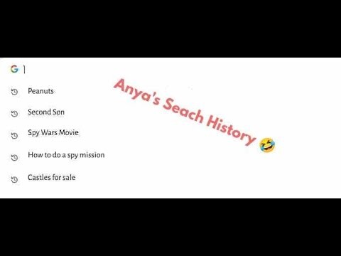 "Anya's Search History 🤣" Spy X Family Gacha Meme