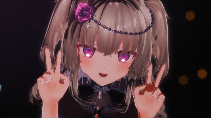 Hentikan bibir yang mengeluarkan nafasmu dengan ciuman! "MMD" Meimei Himari / Meimei Himari |