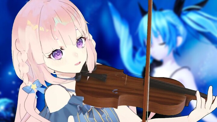 "Lihat! Kamu juga menyembunyikan warna yang indah!" Gadis Laut Dalam - Viola dan Piano Klasik Hatsun