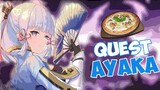 Berikan Pizza Kepada Kamisato Ayaka Quest Inazuma -  Genshin Impact Indonesia