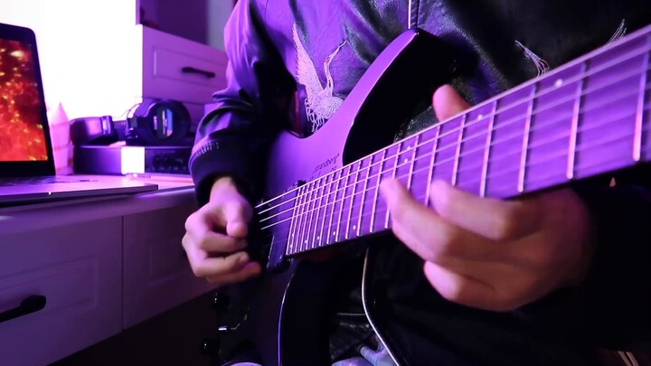 [With sheet music] Demon Slayer Yuguo OP Resonance Sange Super hot electric guitar arrangement cover